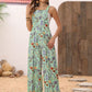 49% OFF TODAY🌺CORDUROY FLORAL BUTTON WIDE LEG JUMPSUIT