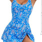 👙Last Day Sale 50% OFF💃Women's One Piece Tummy Control Tie Knot Swimsuit💕