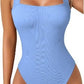 【😍Hot Sale 50% 😍Buy 1 Get 1 Free & Only ￡7.49 Per Each】Sleeveless Tummy Control Tank Tops Bodysuits🩱