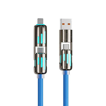 🔥2025 New Arrive🔥 -📲4-in-1 USB Charging Cable mFish fast charging MAX 240W⚡