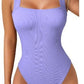 【😍Hot Sale 50% 😍Buy 1 Get 1 Free & Only ￡7.49 Per Each】Sleeveless Tummy Control Tank Tops Bodysuits🩱