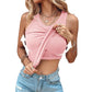 💖Last Day Special Price ￡16.99!!💖Ribbed Stretchy Tank Top with Shelf Bra👚
