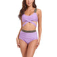 2024 New High-waisted push-up twist bikini swimsuit