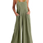 🔥BUY 2 FREE SHIPPING✈️💝Women's Sleeveless Wide Leg Jumpsuit with Pockets