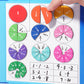 🔥Hot Sale - 50% OFF🏅Montessori Magnetic Book Fraction Puzzle