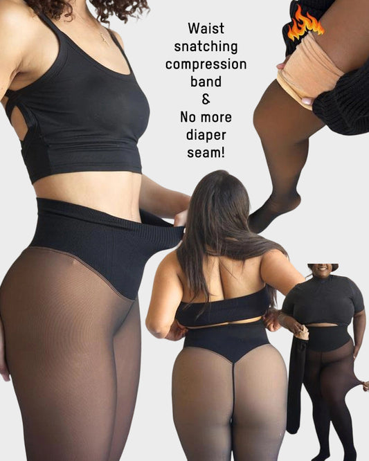 🍂This Week's Special Price: £12.99❄️One-Seam The-original Magic Fleece Lined Leggings✨
