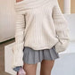 Fashion Loose Solid Color Pullover Sweater