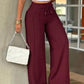 ⏳Last Day Sale Only ￡15.99!!👖💥Women's High-Waisted Straight Leg Trousers – Front seam & elastic back – Versatile, comfortable & perfect for office or casual wear ✨🌸