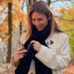 ❄️Cozy Winter Special Price:£9.99!!!💥🎁Cozy Scarf with Hidden Pocket – Warm, Soft & Secure Zipper🧣