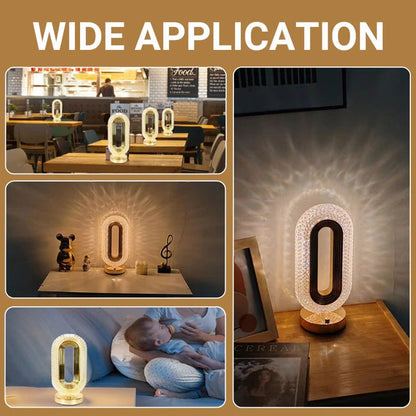 🎁BLACK FRIDAY SPECIAL PRICE: ￡9.99!!🎁✨Rechargeable Luxury Crystal LED Night Light Lamp