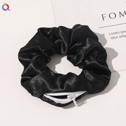 🔥BUY 1 GET 2 FREE🔥 - Scrunchie With Zipper Pocket Storage(🔥Add 3 items to the shopping cart to enjoy automatic discounts)