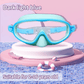 🔥LAST DAY – ONLY £9.99!!🏆#1 Bestselling🏊‍♀️HD children's large frame waterproof and anti-fog swimming goggles