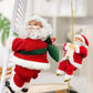 🎄Christmas Promotion 49% OFF🎁Electric Fireplace Climbing Santa Claus Musical Toys