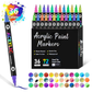 ✨️Amazing 50% Off！👩‍🎨Recommended by Painters！🌈A Must‑Have for Painting Enthusiasts!🌈Dual Tip Acrylic Paint Pen Marker