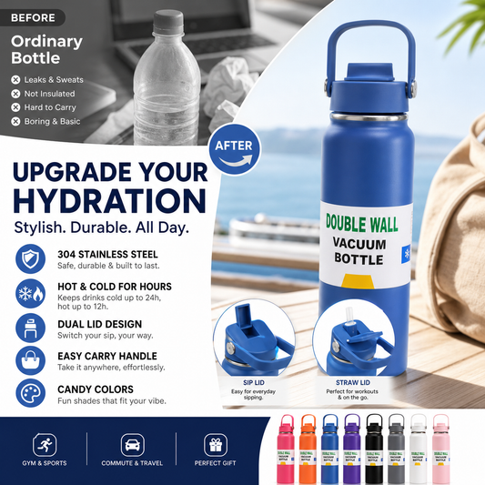 💧50% Off Hot Sale🥛Premium Stainless Steel Insulated Tumbler🥵🧊