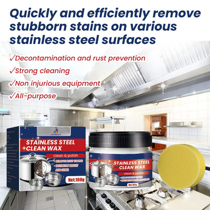 Magical Nano-Technology Stainless Steel Cleaning Paste-SURFACE SAFE, NO RESIDUE