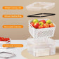 🥳2026 HOT SALE🥳💞50K+ SOLD!🧊🧺 50% OFF! 3-PC Fruit Container Set – Stop soggy fruit! Removable colander keeps produce crisp & fresh for days. Your fridge’s best friend. 🍓✨