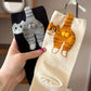 🔥Last Day 50% OFF🔥🐱🍑Funny 3D Kitty Butt Socks for Women – Adorable Design for Daily Fun