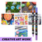 ✨️Amazing 50% Off！👩‍🎨Recommended by Painters！🌈A Must‑Have for Painting Enthusiasts!🌈Dual Tip Acrylic Paint Pen Marker