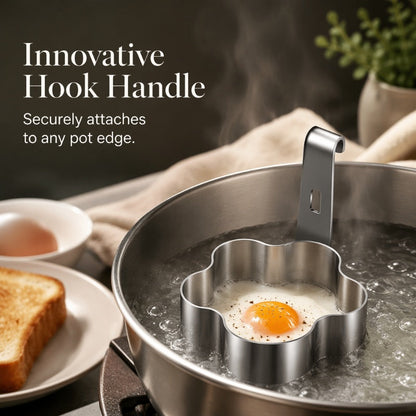 🍳 BUY 1 GET 1 FREE💥LIMITED-TIME 50% OFF! 304 Stainless Steel Egg Ring Mold, Multi-Shape Non-Stick Fried Egg Shaper for Breakfast