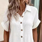 🔥Summer New🔥Women's Buttoned Short Sleeve Pocket Casual Shirt Dress