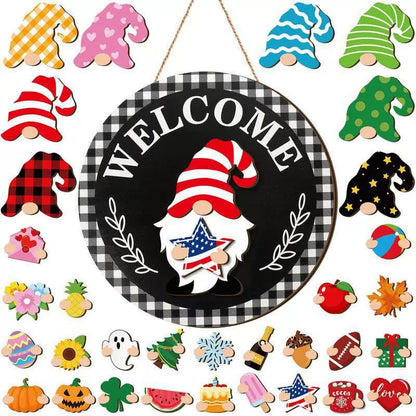 🔥Christmas Sale-Up to 50% OFF🎄A Gnome for Every Season – One Welcome Sign, Endless Smiles
