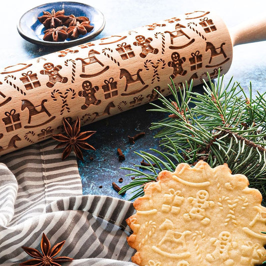 ✨BLACK FRIDAY SALE 49% OFF✨GINGERBREAD MEN ROLLING PIN