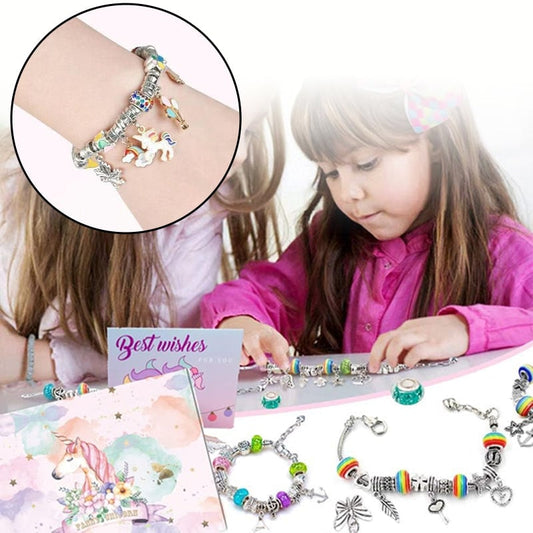 📢New Exclusive Flash Sale 49% OFF🔥🔥Girls Charm Bracelet Making Kit✨