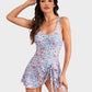 👙Last Day Sale 50% OFF💃Women's One Piece Tummy Control Tie Knot Swimsuit💕