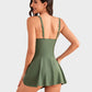 👙Last Day Sale 50% OFF💃Women's One Piece Tummy Control Tie Knot Swimsuit💕