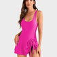 👙Last Day Sale 50% OFF💃Women's One Piece Tummy Control Tie Knot Swimsuit💕