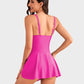 👙Last Day Sale 50% OFF💃Women's One Piece Tummy Control Tie Knot Swimsuit💕