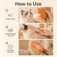 🔥50% Off Hot Sale🎁Rechargeable Pet Spray Massage Comb🐈🐕