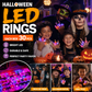 🔥🎃Spooky Season Hot Sale 50% OFF:£12.99‼️✨LED Light Halloween Glowing Ring 💍| Flashing Light‑Up Party Favor for Halloween Night👻