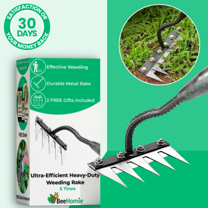 Ultra-Efficient Heavy-Duty Weeding Rake