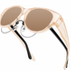 🔥LAST DAY ￡6.99🚀 🕶New Oversized Cat Eye Sunglasses Polarized UV400 Protection🥵🌴
