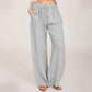 49% OFF💥2024 New Plus Size Women's Summer Cotton Linen Wide Leg Pants