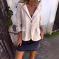 🔥49% OFF💝Women's Summer Cotton Linen Lightweight Blazer