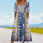 49% OFF🔥Women’s Elegant Bohemian Print Dress
