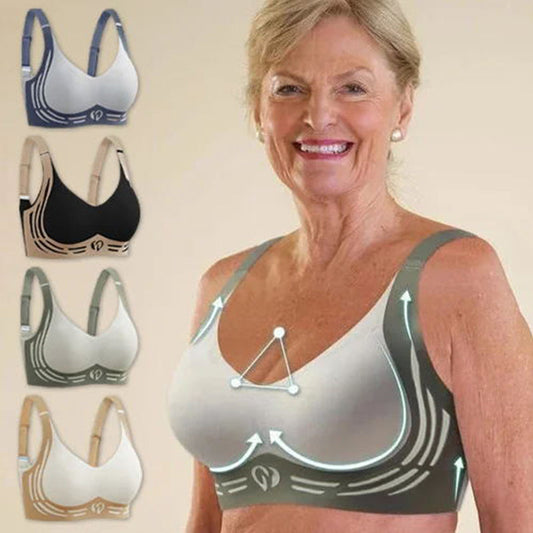 Seamless Wire-Free Push-up Anti-Sagging Bra