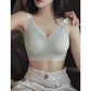 Two-Tone Scalloped Neckline Embossed Lace Bra Up to Cup I