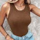 💖Last Day Special Price ￡16.99!!💖Ribbed Stretchy Tank Top with Shelf Bra👚