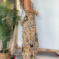 Women’s Sexy Spaghetti Strap Floral Print Long Dress🌸