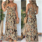 Women’s Sexy Spaghetti Strap Floral Print Long Dress🌸