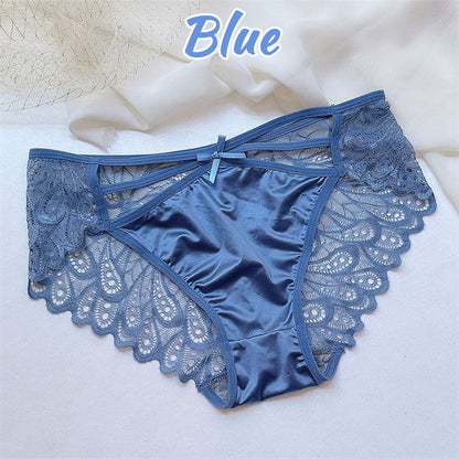 [best gift🎁] Women's Sexy Lace Sheer Panties with Plus Size