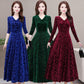 🔥49% OFF TODAY🔥Women's Velour Style V-Neck Dress