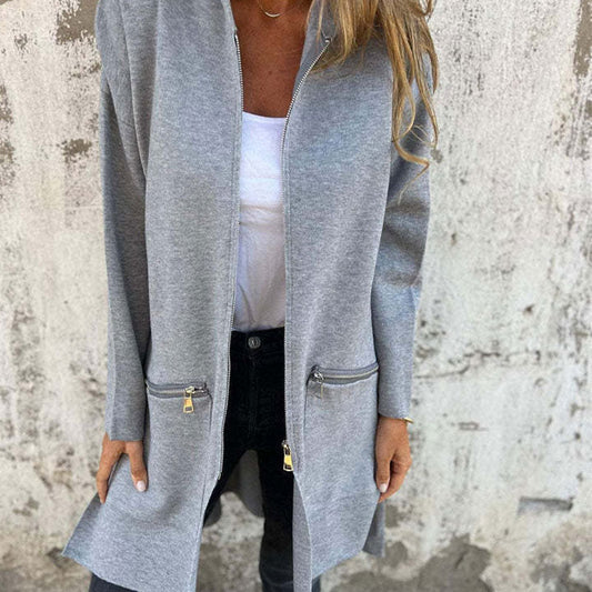 49% OFF🔥Women's Casual Zippered Coat