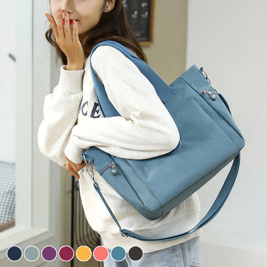 Female multi-color large-capacity tote bag