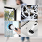 8-in-1 Household Cordless Electric Long Handle Retractable Electric Cleaning Brush Set