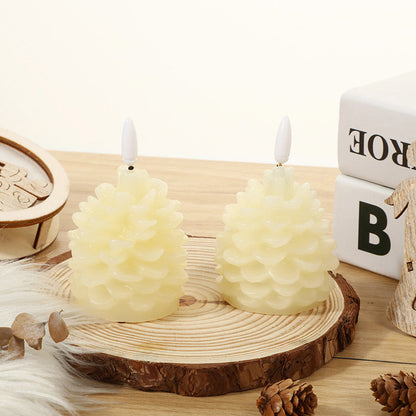 🎄Last Day BUY 3 GET 4 FREE🎁Flameless LED Pine Cone Candles for Holiday Decor